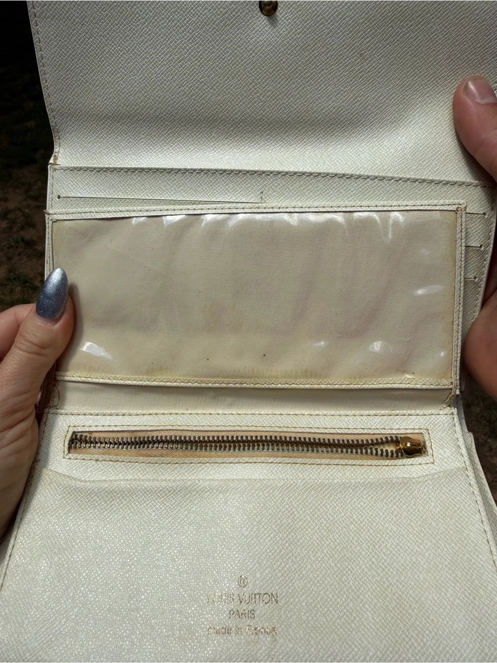 White Multicolor Monogram Satchel with Pom Charm